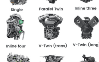 tipos motores de motos