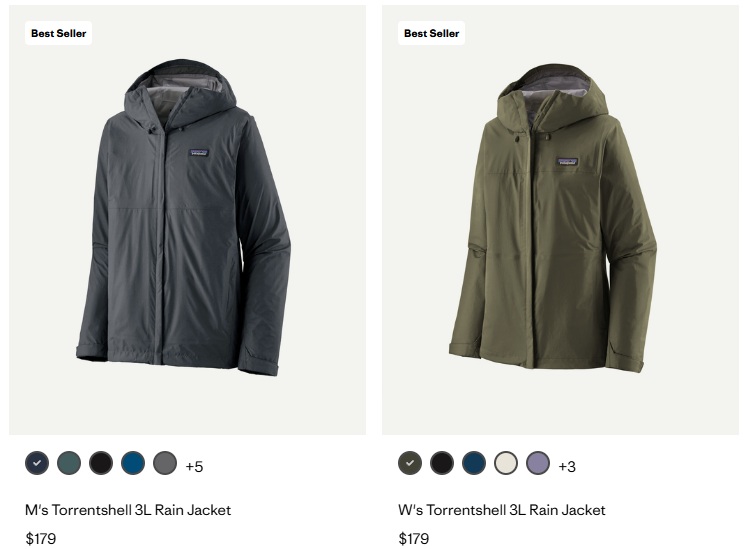 campera nieve Patagonia en USA