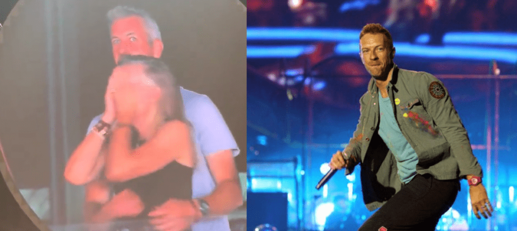 Andy Byron y Chris martin Coldplay